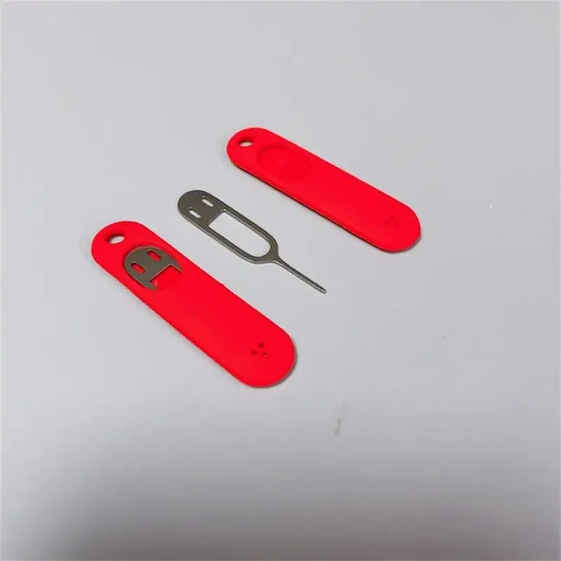 Anti-Lost Sim Card Eject Pin Needle with Storage Case For Universal Mobile Phone Ejector Pin SIM Card Tray Opener Keyring