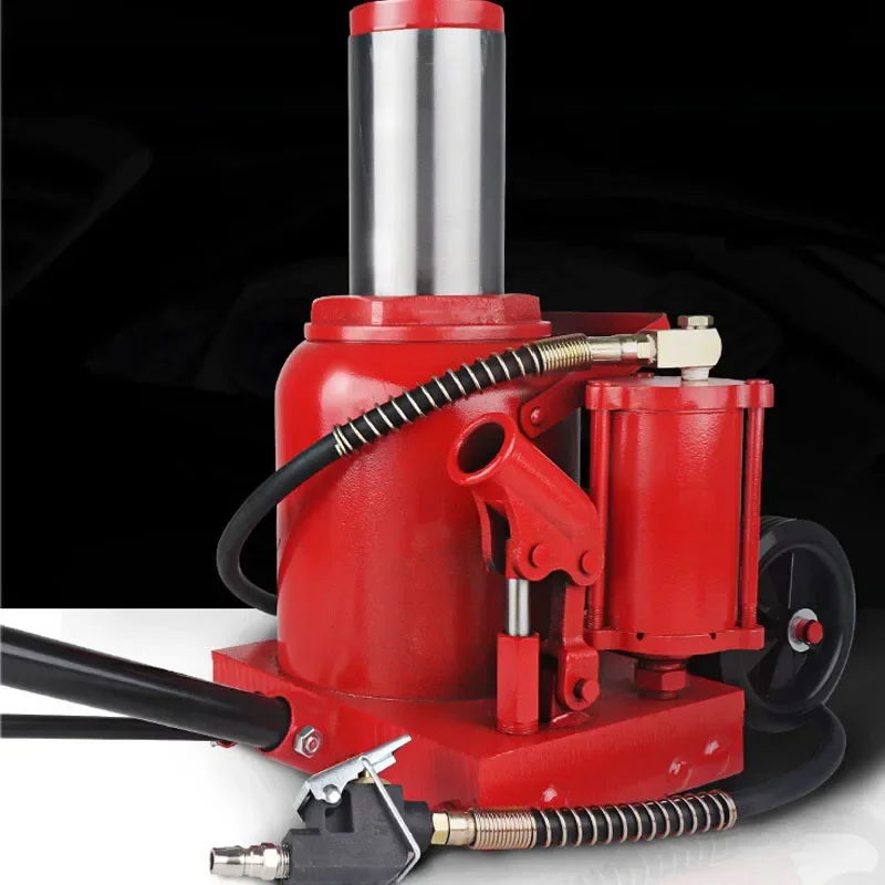 220v New Vertical Jack Pneumatic 20 Tons Hydraulic Horizontal Air Pressure Auto Repair Tire Replacement Tool Manual Dual-use