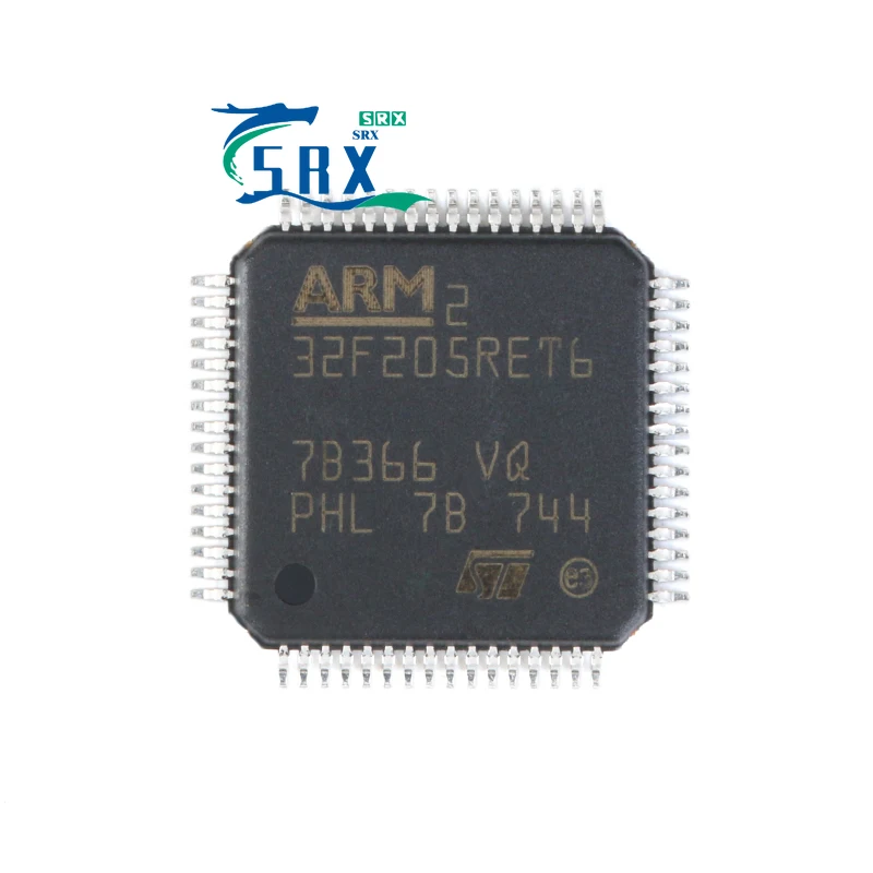 الأصلي حقيقية STM32F205RET6 LQFP-64 ARM Cortex-M3 32 بت متحكم MCU للطلبات السائبة يرجى الاستفسار