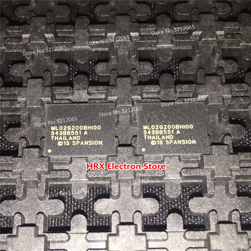 100% جديد وأصلي S34ML02G200BHI000 بغا S34ML02G200BHI00 ML02G200BHI00 (2-10 قطع)