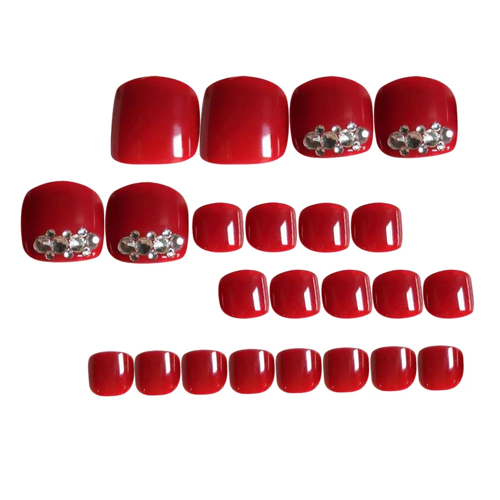 

24pcs Women Girls Creative Art Decals DIY Fake Manicure Toe Nail Stickers Women Nail Art Sticker Party Holiday Event