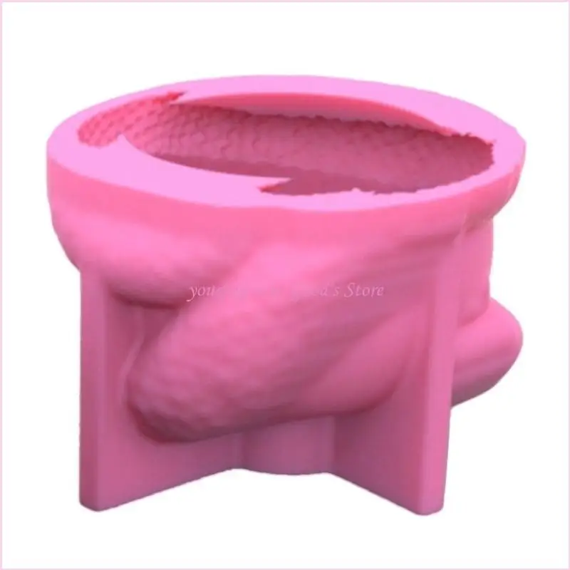 

57QA Snake Friut Decoration Silicone Mold Resin Epoxy Halloween Crafts DIY Ornament Jewelry Making Tool