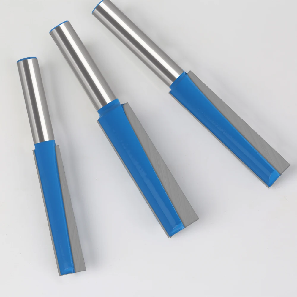 1PC 12mm 12.7mm Shank Lengthened Cleaning Bottom Keyhole Router Bit Diameter 16,18,20mm Engraving Machine Woodworking