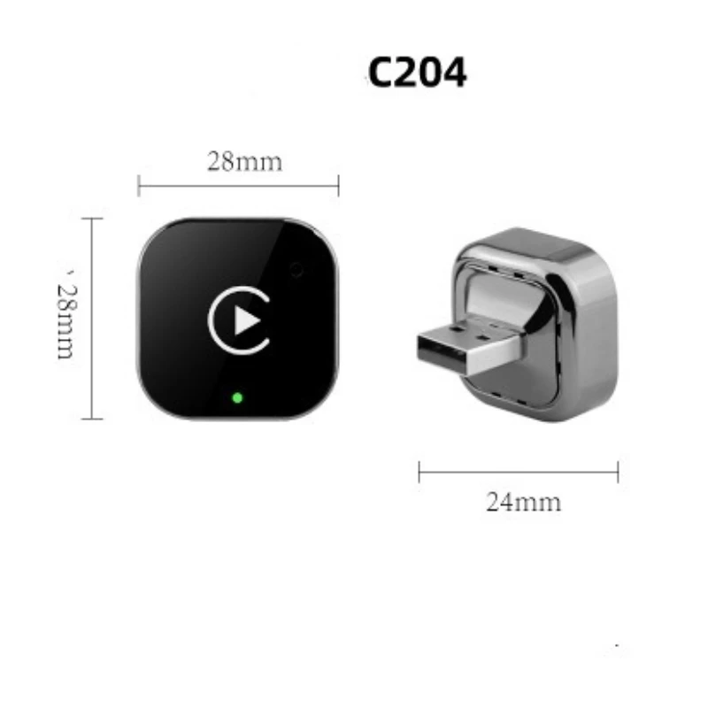 2in1 Wireless CarPlay Adapter Dongle Smart Box for iPhone Android Auto 5GHz WiFi Type-C/USB