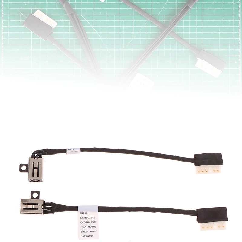 استبدال تيار مستمر كابل المقبس الطاقة ل انسبايرون 3405 3501 3505 3511 3515 5593 5594 Vostro 3500 3501 04VP7C DC301015Q00 #3