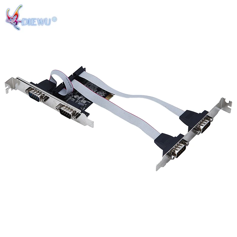 Scheda Com per computer seriale PCIe 4 Scheda di espansione 4-RS232 Asix99100