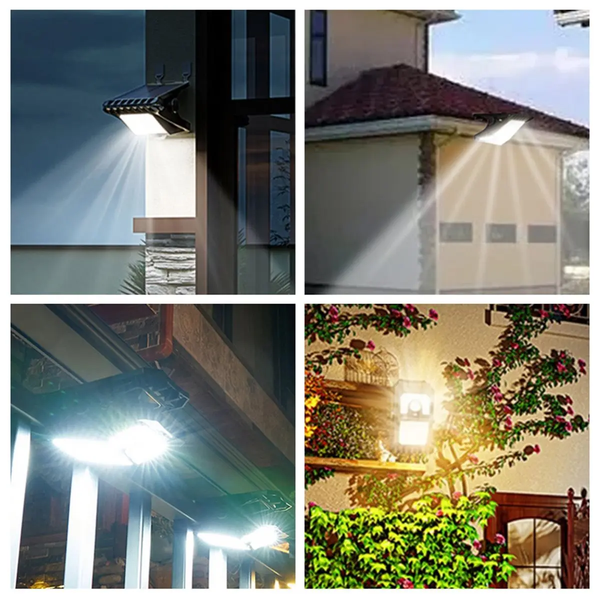 AA19 Clip Sensor Solar Light Super Bright Lighting USB Charging Outdoor Lamp Plant Lighting for Camping Patio Garden Deco