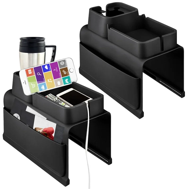 Silicone Insulated Coaster Storage Mat for Home, Latest 5th Generation Sofa Armrest, Living Room