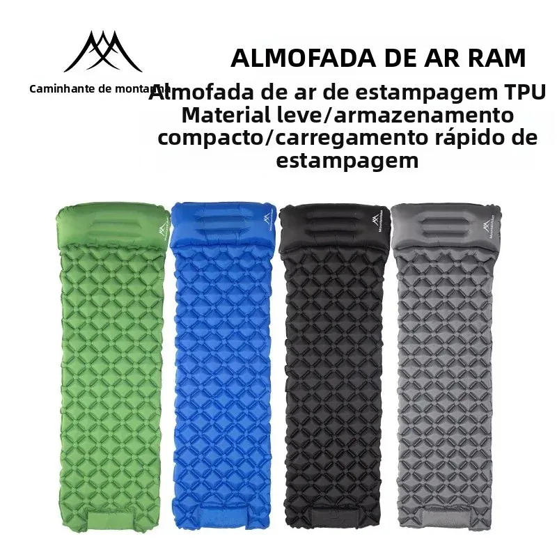 超軽量自動膨張式厚手スリーピングパッド-エアマット-キャンプ-ハイキング-ビーチ-ピクニック用-ポータブル-インフレータブルベッド-エアクッション
