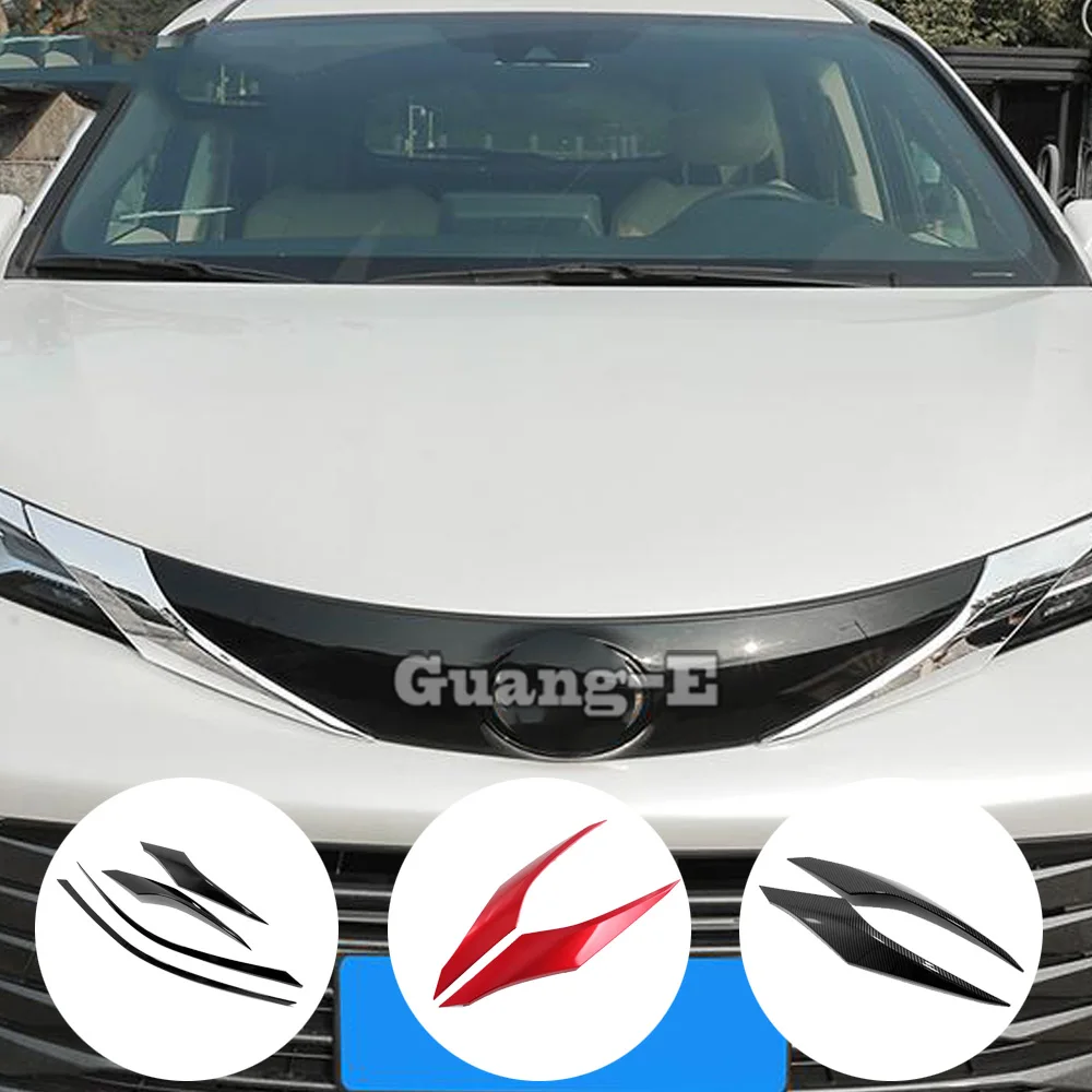 

For Toyota Sienna 2021 2022 2023 Car Body Side Engine Frame Trim Headlight Eyebrow Cover Decoration Exterior Accessories Styling
