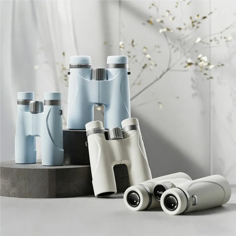 

10x32/7x42 FMC Portable Telescope HD BAK4 Prism Binocular Waterproof Big Angle Outdoor Bird Watching Travel Concert