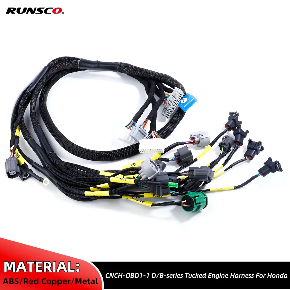 OBD1 B&D-series Tucked Engine Harness For Honda Civic Integra B16 B18 D16 CNCH-OBD1-1