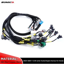 OBD1 B&D-series Tucked Engine Harness For Honda Civic Integra B16 B18 D16 CNCH-OBD1-1