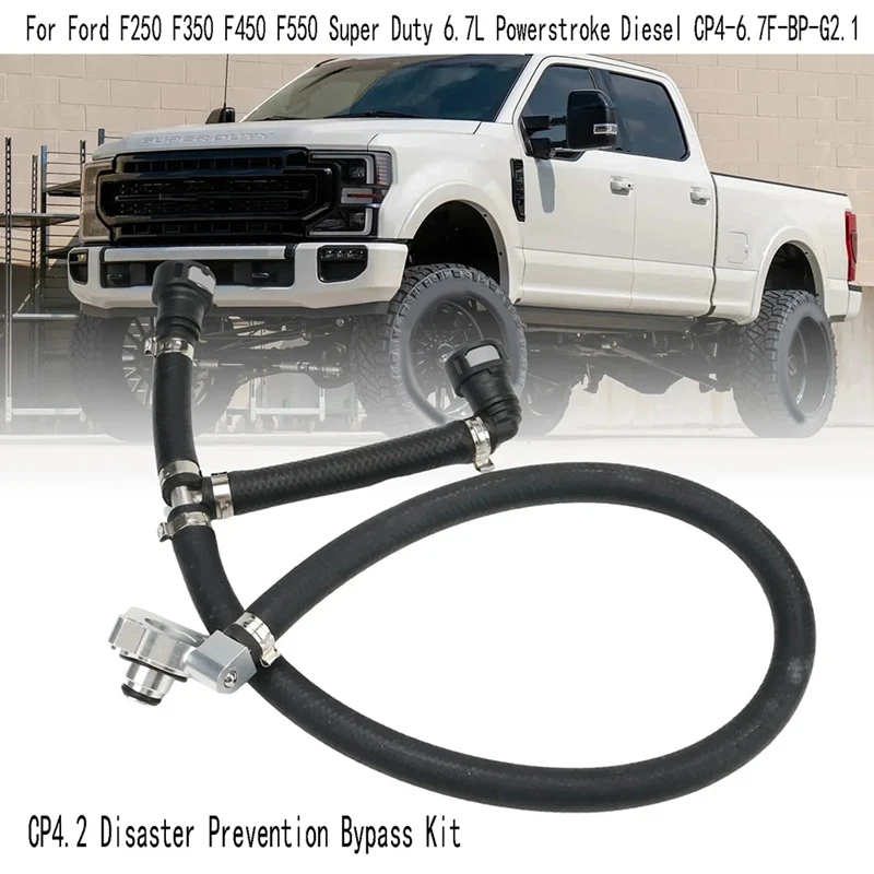 

CP4.2 Disaster Prevention Bypass Kit For Ford F250 F350 F450 F550 Super Duty 6.7L Powerstroke Diesel CP4-6.7F-BP-G2.1