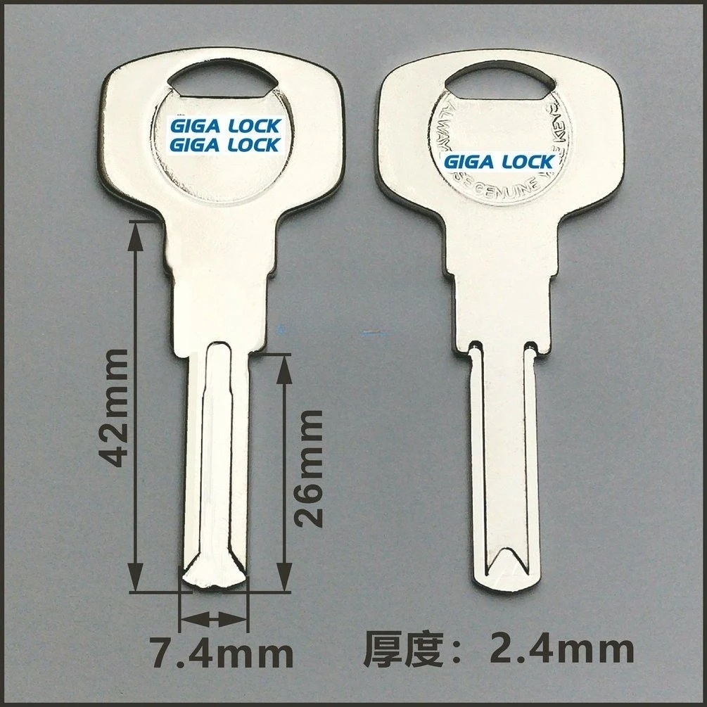 10pcs/lot Electric Control Lock Key Embryo Intelligent Fingerprint Lock Blade Electronic Lock Key  Locksmith Supplies Blank Keys