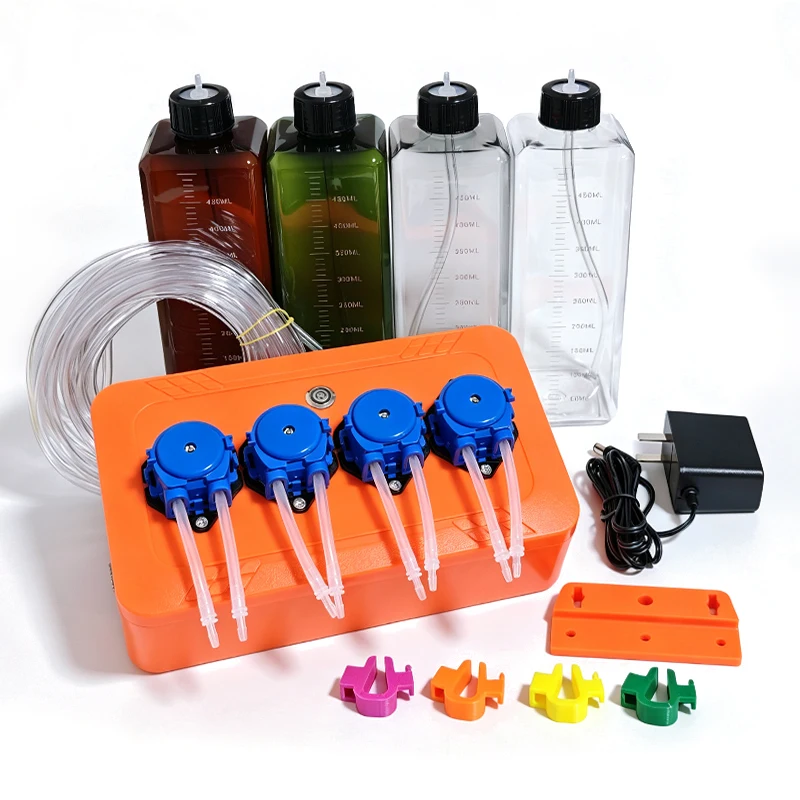Gras-Aquarium Meerwasser-Titrationspumpe Dosierflasche Aquarium-Dosierzubehör-Set Pumpenflüssigkeitsbehälter für Jebao oder Kamoer Dosierpumpen