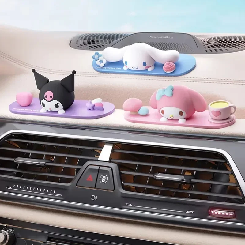 

Sanrio Car Interior Decorations Doll Console Accessories Kawaii Cartoon Car Decorations My Melody Kuromi Car Accessories Gifts