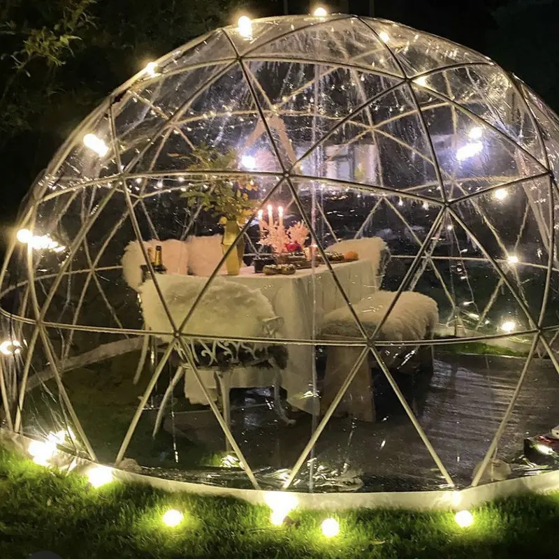 Dia 3.6M spherical starry sky Tent transparent Dome Camping tents mobile restaurant activity exhibition Party Event Decoration