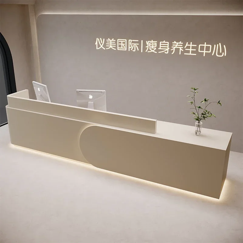 

Storage Office Reception Desks Office Hallway Counter Aesthetic Coffee Distillation Cash Register Business Commercial Furniture