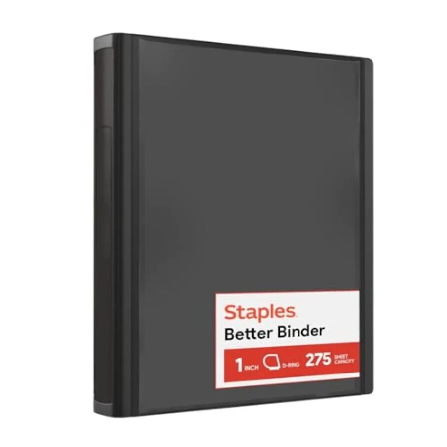 

Better D-Ring Binder, Heavy-Duty 3-Ring Binder for School and Office Organization