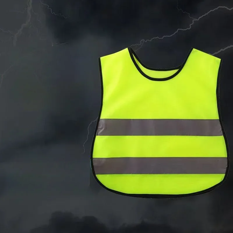 Kids Reflective Vest Safety Construction School for Boys and Girls Cycling Skiing Safety