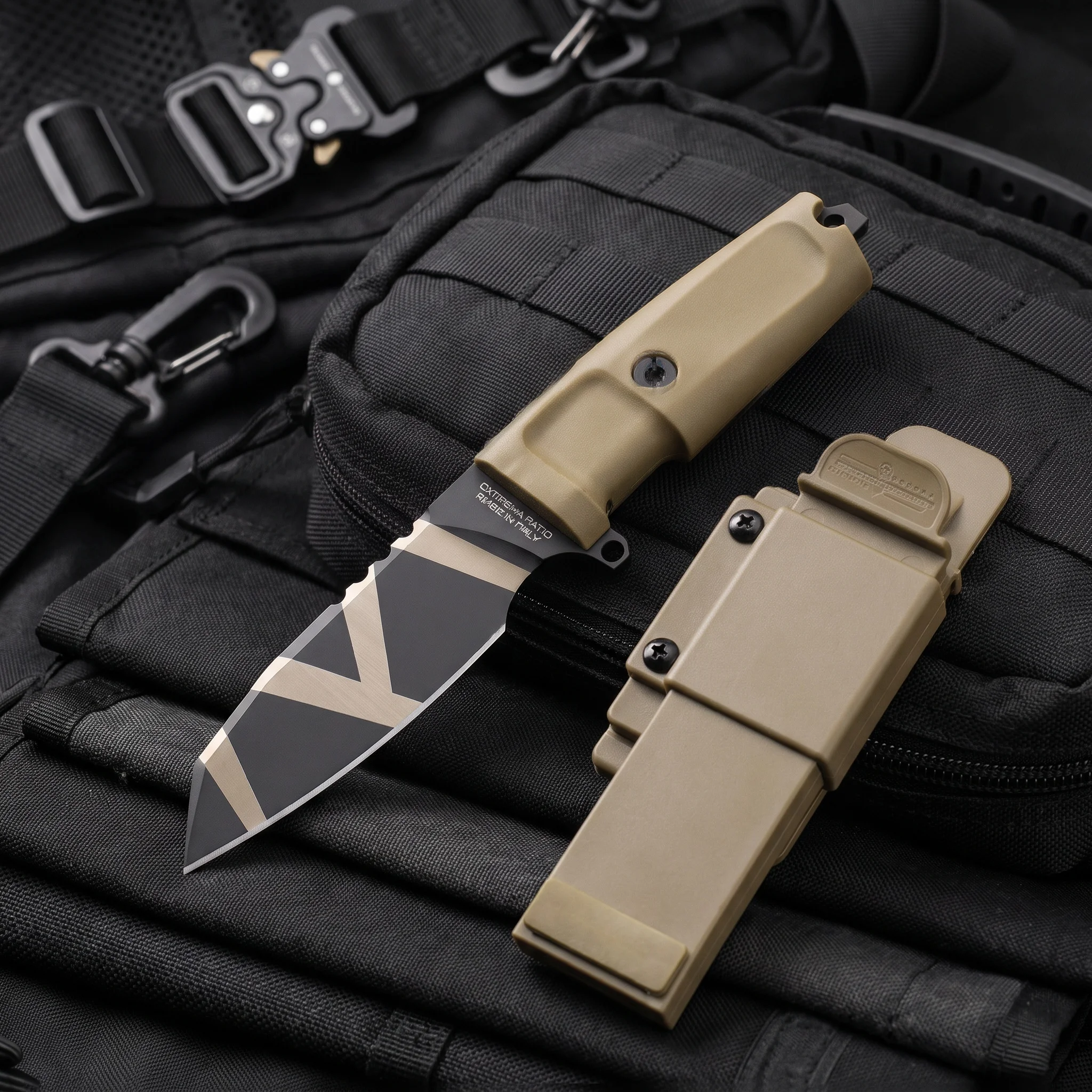 Image of Extrema Ratio 'Mission' Outdoor-Messer Multifunktionales Tragbares Angel-, Camping- und Notfallwerkzeug