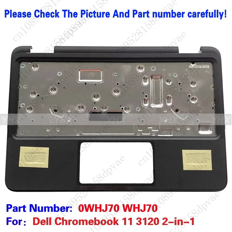 

GYX New For Dell Chromebook 11 3120 2-in-1 Upper Case Keyboard Cover Palmrest 0WHJ70.