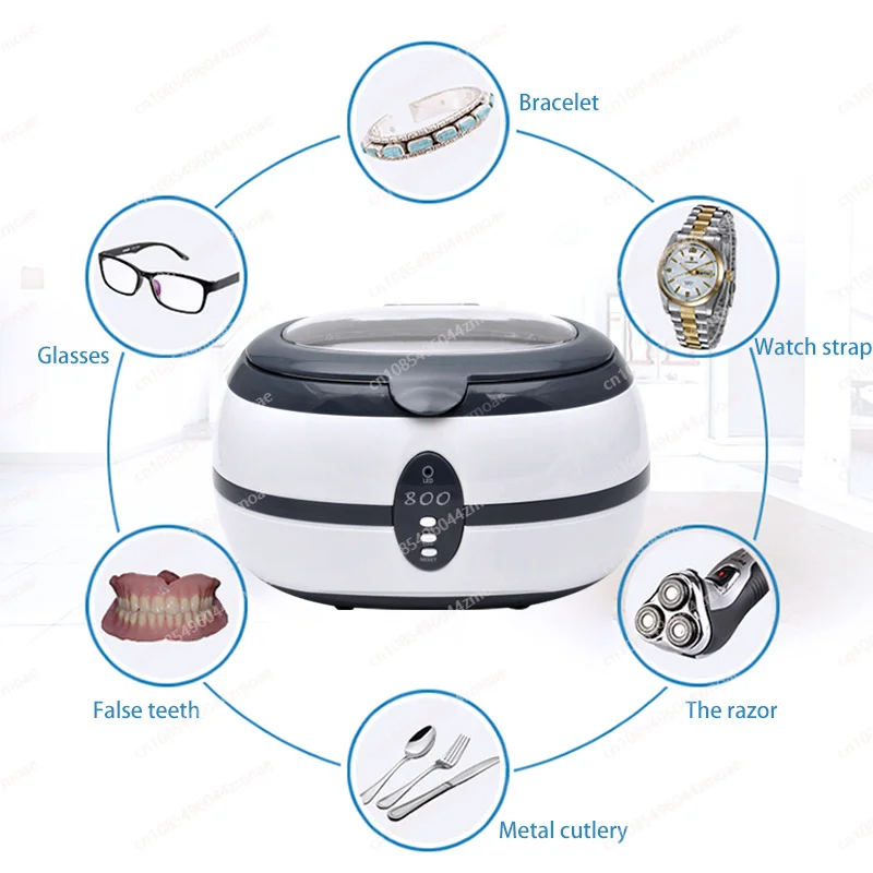 Ultrasonic Cleaner Ultra Sonic Bath Cleaner Mouth Guards Jewelry  Razor Dental Ultrasound Cleaning Machine Cleaner
