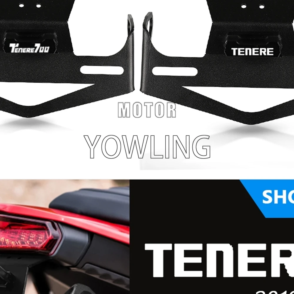 

ДЛЯ YAMAHA TENERE t700 Tenere 700 XTZ 700 T700 2019-2025 2026 Кронштейн для номерного знака, держатель, аксессуары для мотоциклов TENERE700 T7