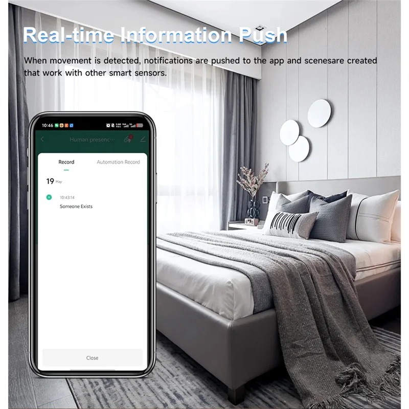 

【ВОДНЫЕ ИНСТРУМЕНТЫ!】Tuya Wi-Fi 2,4G/Zigbee 3,0 10G Волновой радар-детектор движения Датчик присутствия человека Управление через приложение Tuya