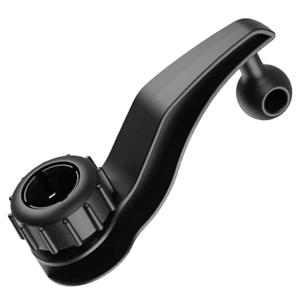 17 مللي متر وصلة كروية حامل هاتف السيارة تمديد قضيب 360 °   ملحقات حامل GPS قابلة للدوران من البلاستيك الأسود