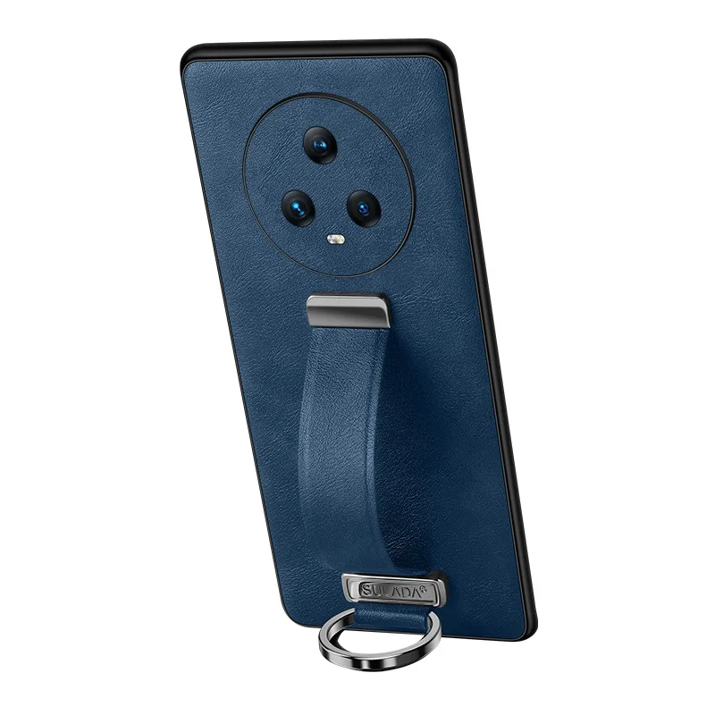 

Роскошный выдающийся чехол на запястье и телефон для Honor Magic 4/5 Pro/5 Ultimate Edition, ударопрочный двухсторонний чехол с подставкой