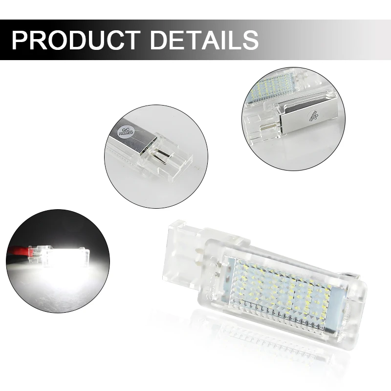 Car LED Footwell Light Luggage compartment Trunk Light Glove box Lamp For Golf 5 MK5 6 MK6 Jetta Passat B6 B7 B8 CC EOS Tiguan