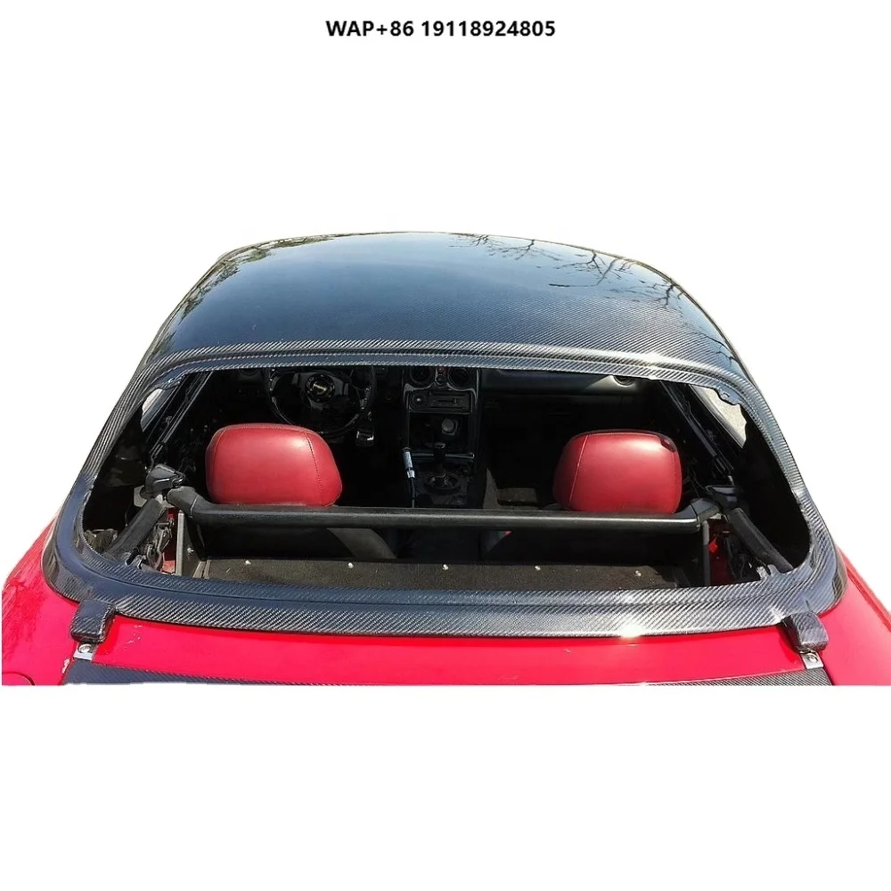 

OEM Style Real Carbon Fiber Roof Hardtop with Glass High Quality Fitment for Miata MX5 NA Exterior Accessories