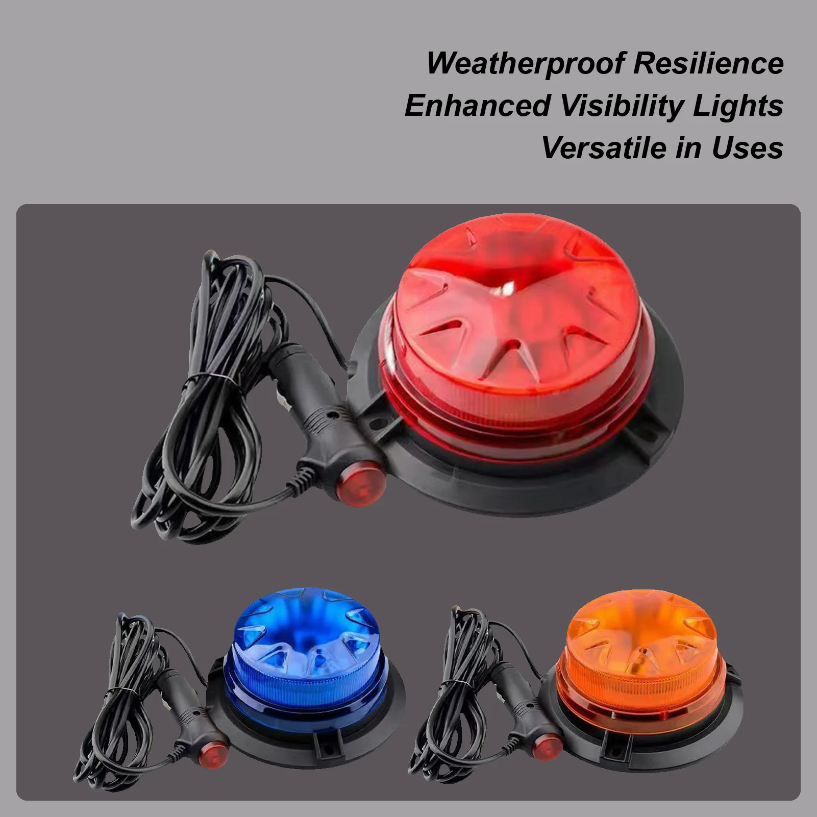 ledビーコンライト点滅警告安全マーカー磁気ライト、トラック、車、作業、建設、交通、トレーラー、セキュリティ用