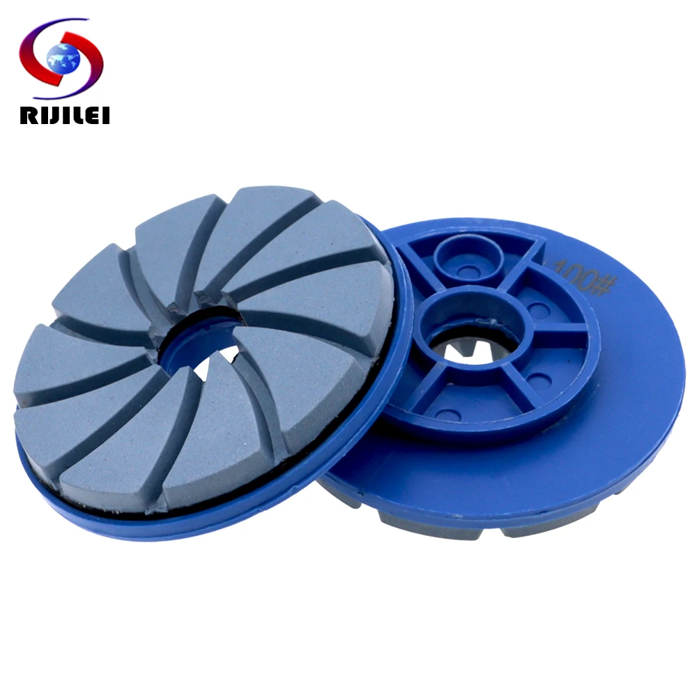 4 Inch Snail Lock Diamond Polishing Pad 100mm Automatic edge Grinding Wheel Granite Marble Stone Concrete Abrasive Disc