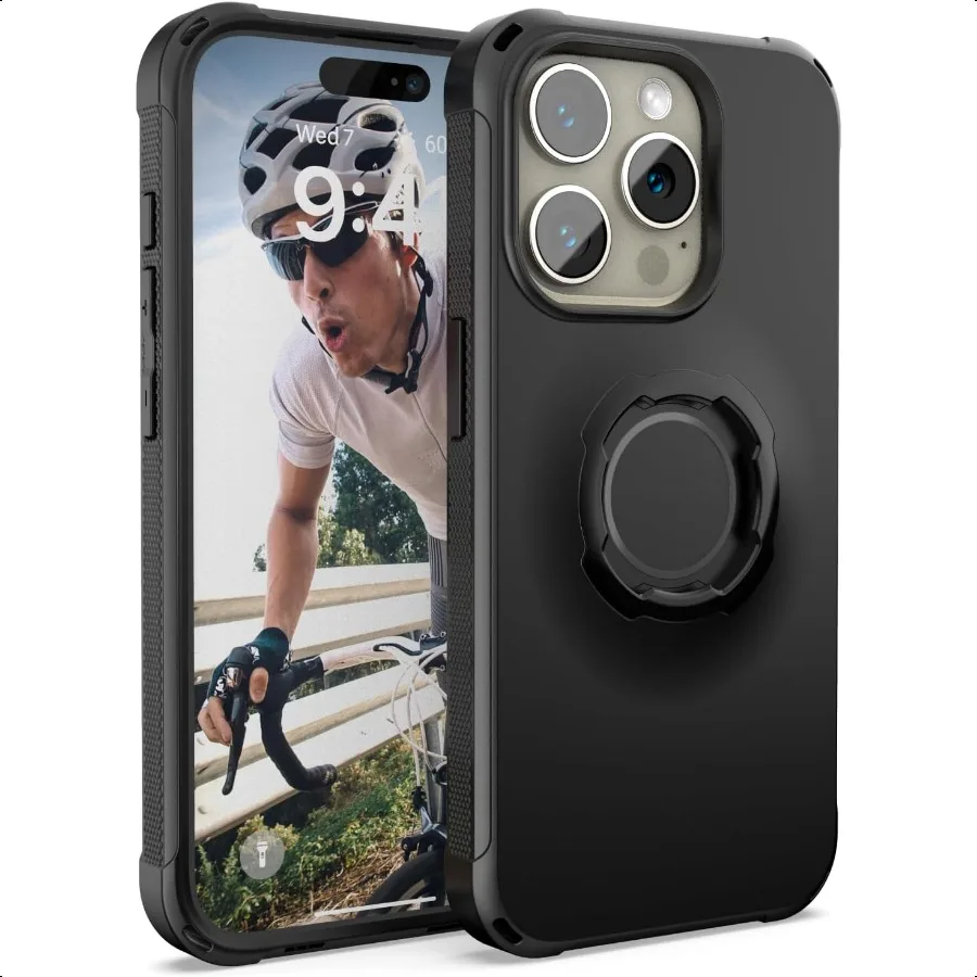 

Lock Protective Case for iPhone 16 Pro Black