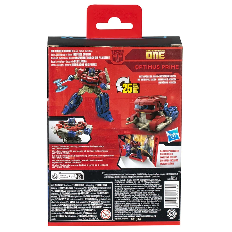 Hasbro Studio Series SS112 Transformers One Optimus Prime 12Cm Deluxe Class Oryginalna figurka akcji Model Zabawka Kolekcja prezentów