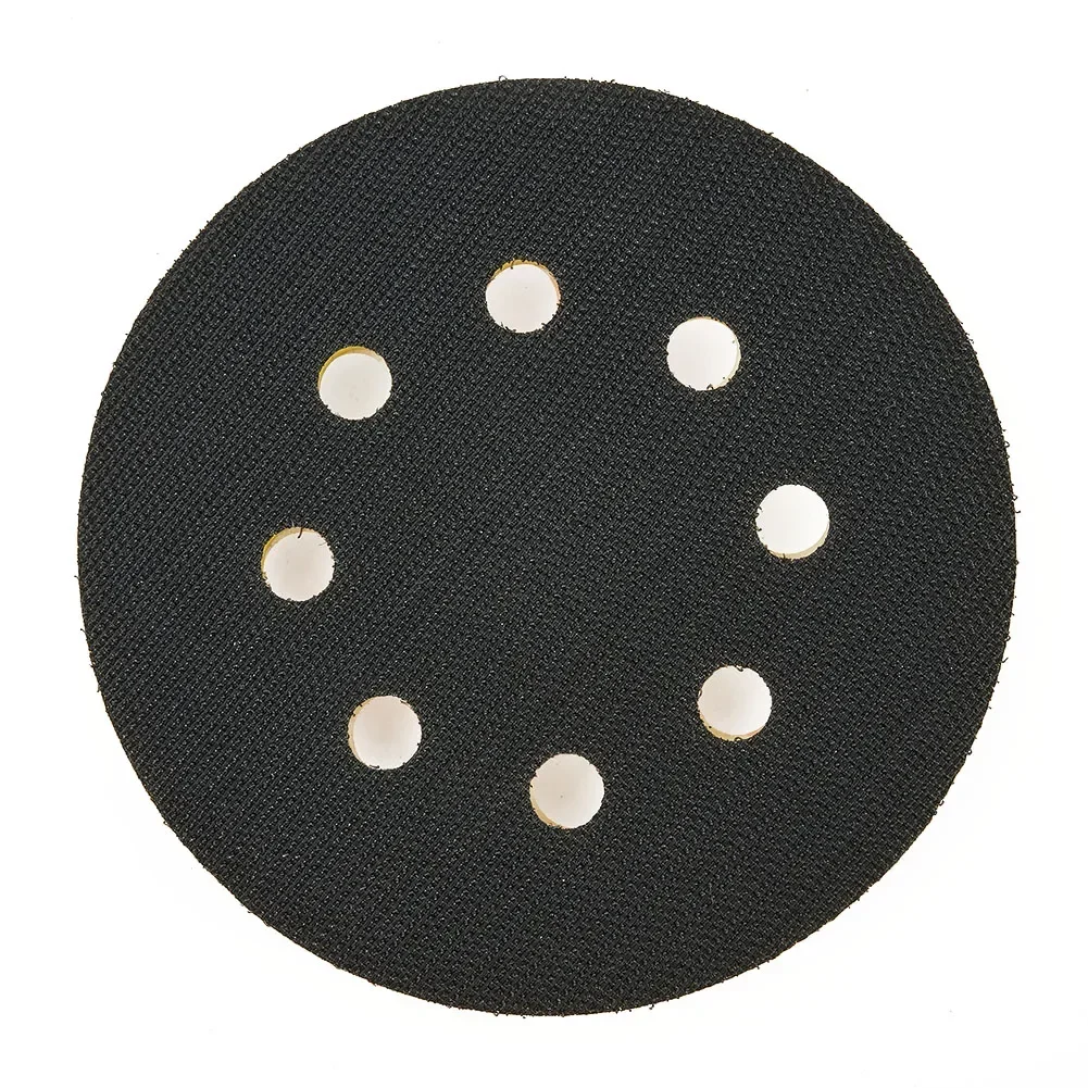 1pc 5inch 125mm 8holes Sander Backing Pad Hook & Loop Polisher Sponge Sanding Disc 5/16