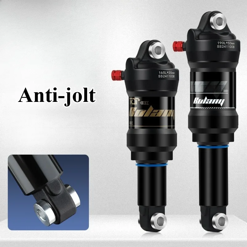 

Mountain Bike Rear Shocks 165/190mm Aluminum Alloy Shock Absorption Durable Bicycle Rear Shocks Lightweight Bicycle Parts