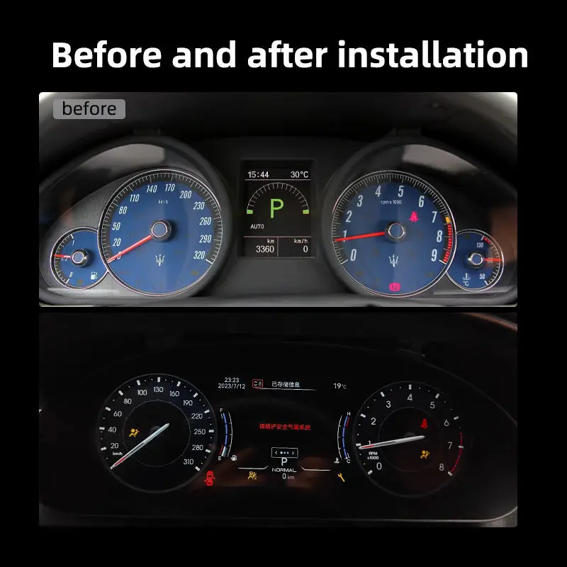 

Оригинальная цифровая приборная панель LCD-спидометр для Maserati GT 2008-2016 годов выпуска