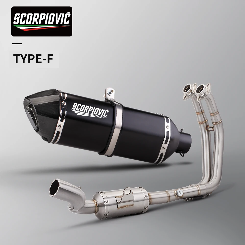 

Motorcycle exhaust pipe for 2024 GSX-8S/8R Exhaust System -470mm Muffler (Carbon) Racing Line Original position