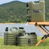 1 2.91 Gallon/3.17 Gallon/4.76 Gallon Water Bottle, Camping Water Storage Tank, Suitable for Hiking, Camping and Outdoor Picnics