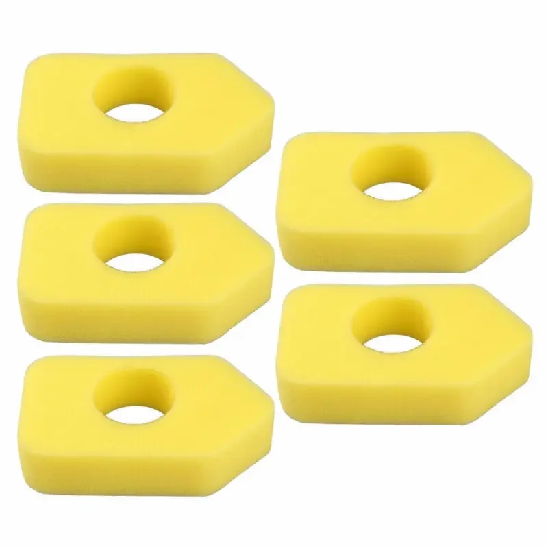 

5pcs Yellow Air Filters For Brigg & Strattone 698369 5088D 5088H 5086K 4216 5099 Yellow Foam Air Filter 98900 9b900 9c900 Serie