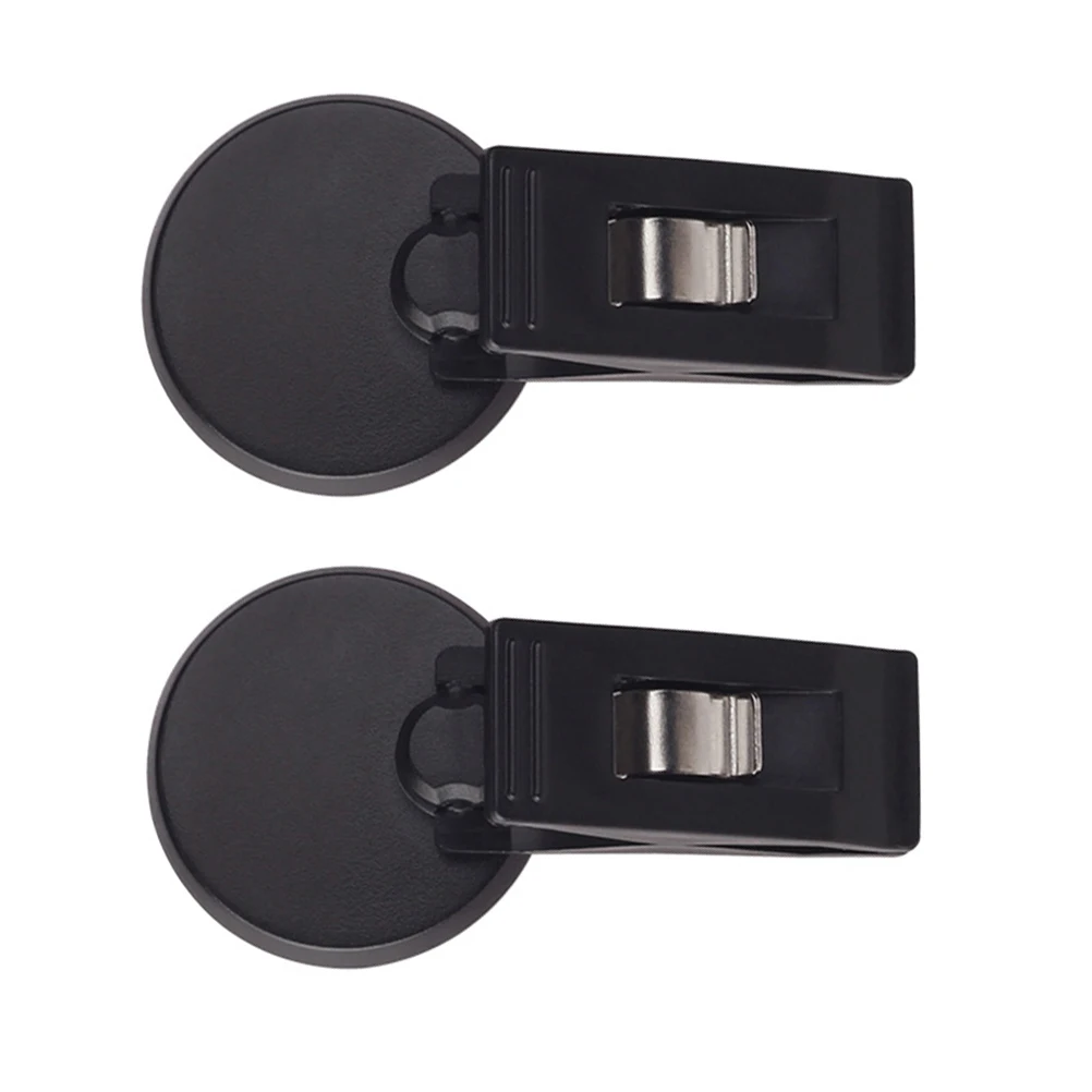 2 Pcs Multifunction Card Holder Vehicle-mounted Access Control Ticket Clip Multi-function Bill