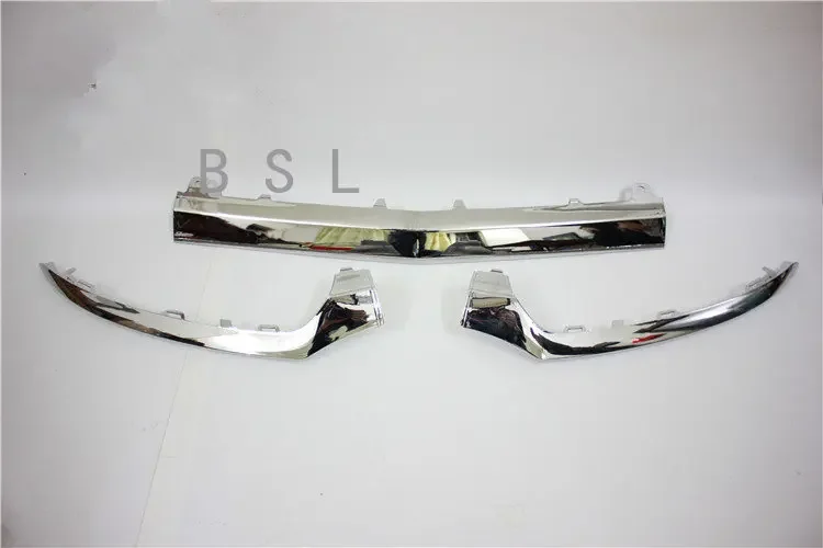 Voorbumper Lip Spoiler Chrome Trim Voor Mercedes C Klasse W205 C205 Coupe C200 C300 C400 C63