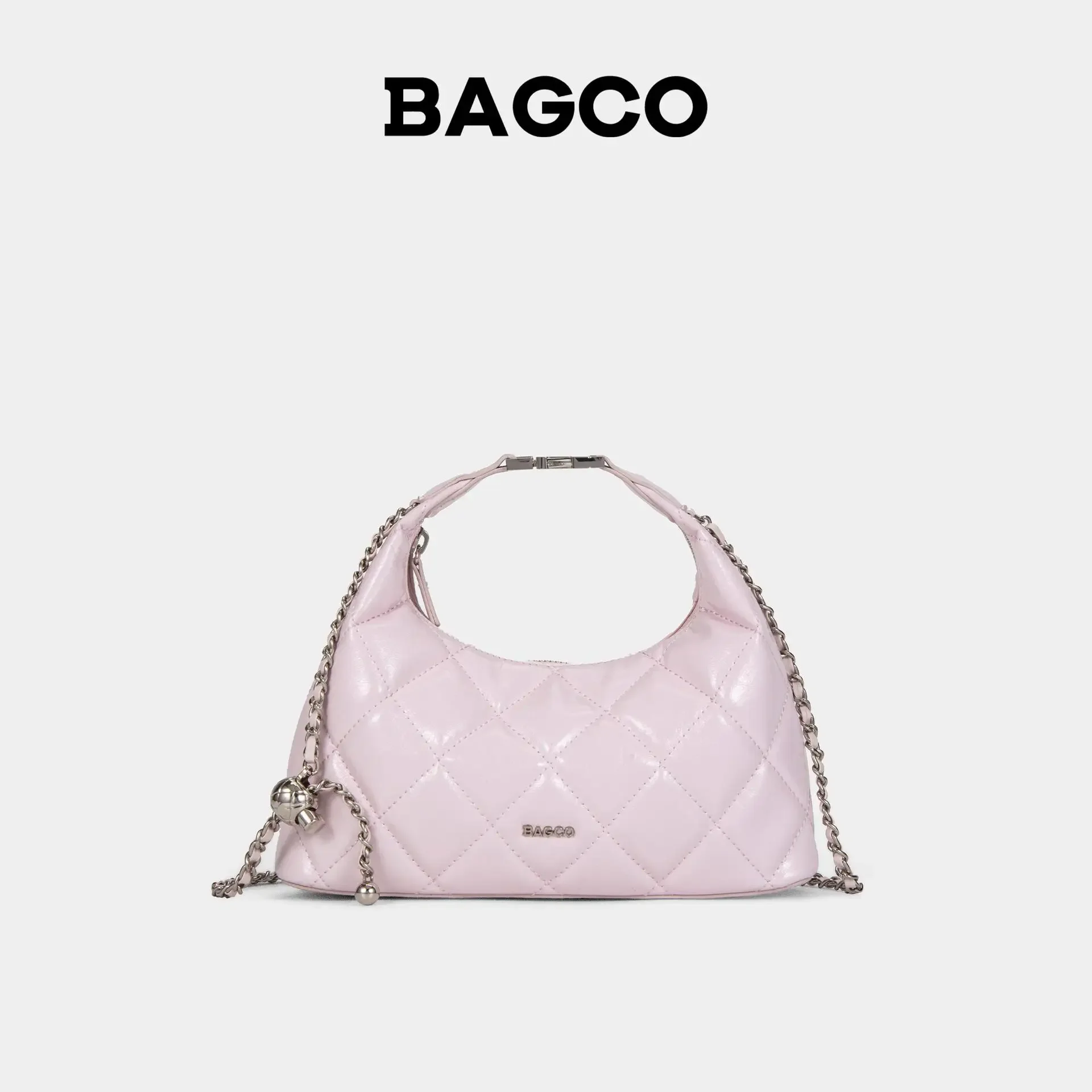 

BAGCO | 2025 Spring Summer New Style Diamond Pattern Chain Shoulder Crossbody Top-Handle Bag