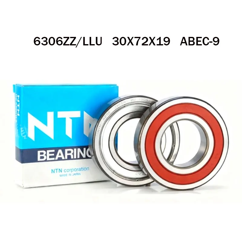

1Pcs Japan Imported NTN Original ntn bearings 6306ZZ 6306LLU ABEC-9 Ball Bearing 30x72x19 High Speed Deep Groove 6306 bearings