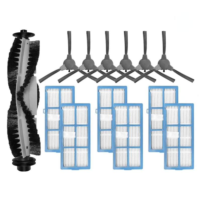 ABBK-استبدال الأسطوانة الجانبية الرئيسية فرشاة فلتر Hepa ل Ionvac Robo Vac 2000 جهاز آلي لتنظيف الأتربة قطع الغيار