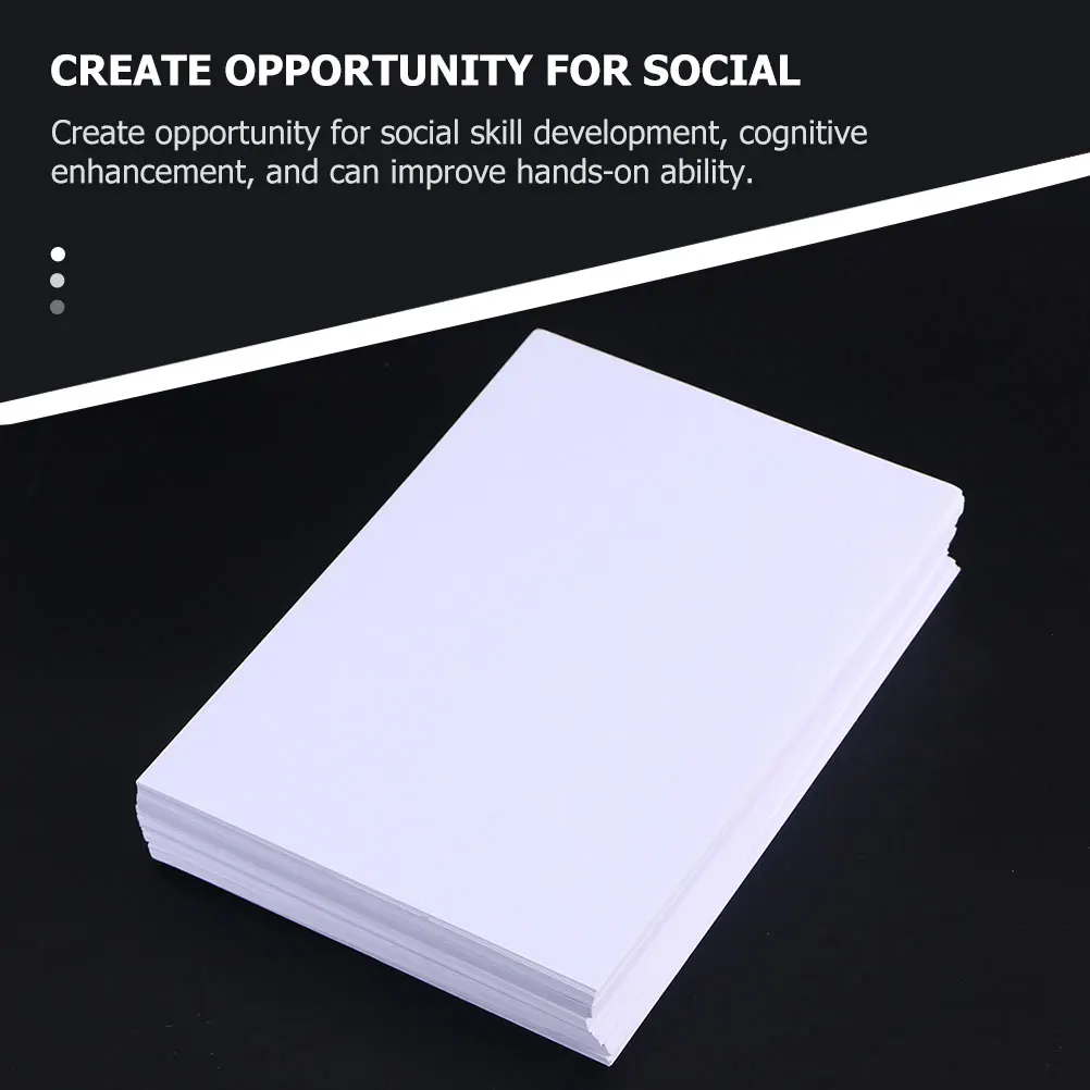 

100 Pcs Thick Paper Watercolor Child Drawing for Kids Notebook Painting